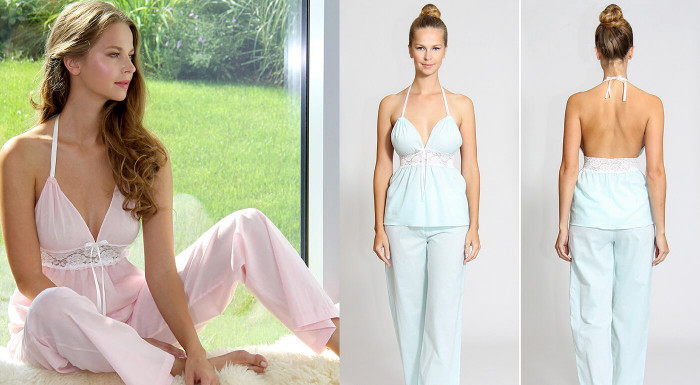 Pyžamový set pre dámy z organických materiálov