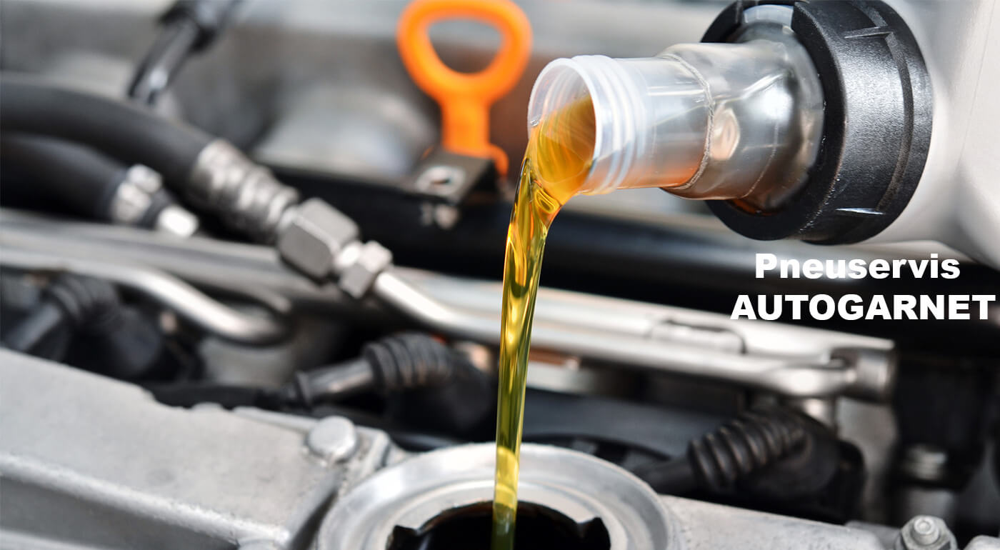 Výmena oleja v pneuservise AUTOGARNET