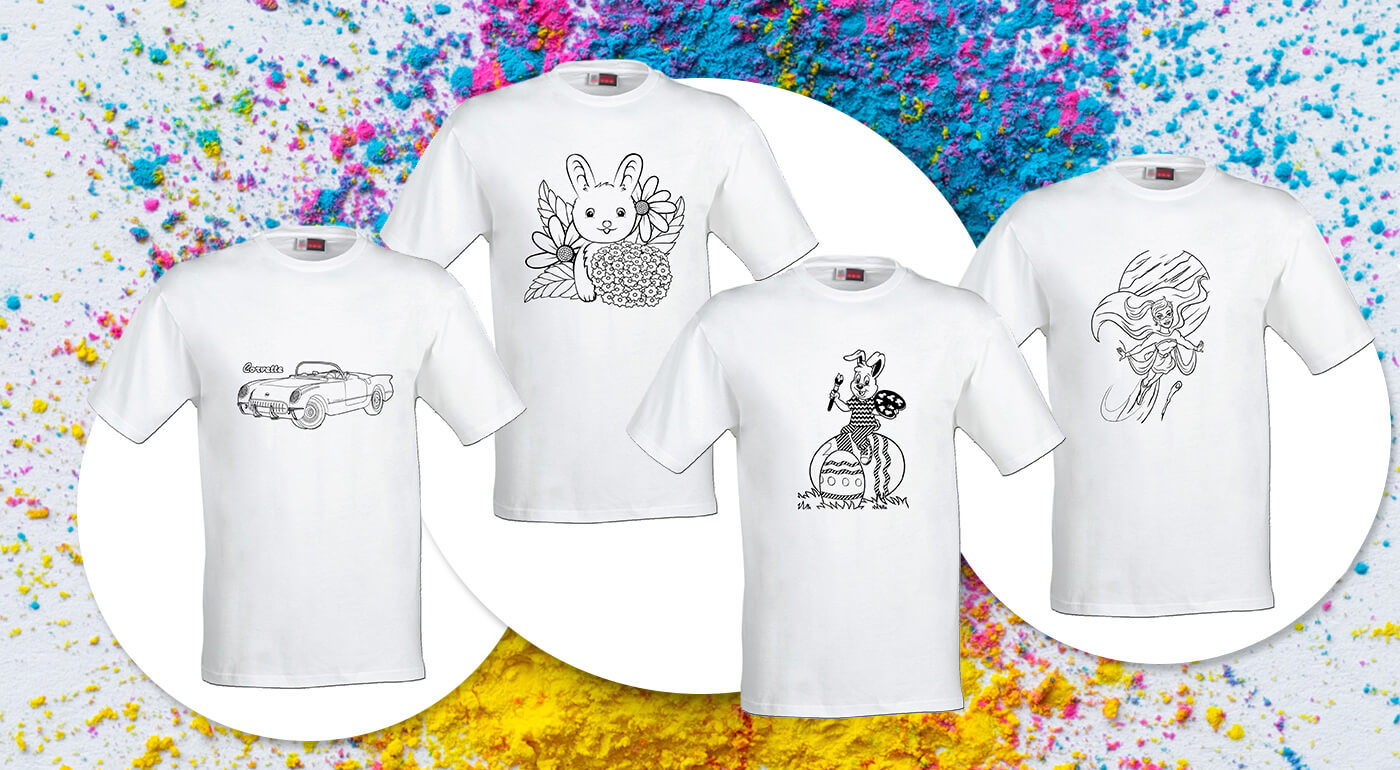 Tričká Omaľovánky pre deti