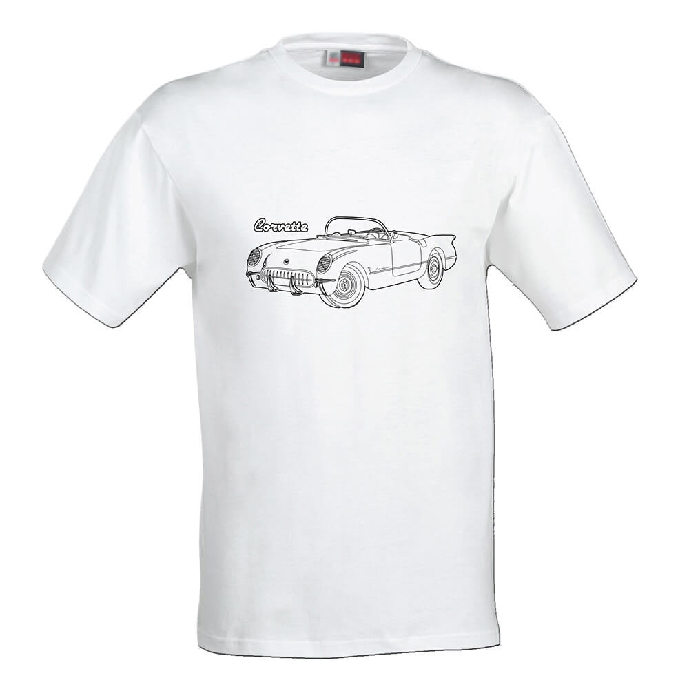 Detské tričko Omaľovánka - Kabriolet, veľkosť 110 (4 roky)