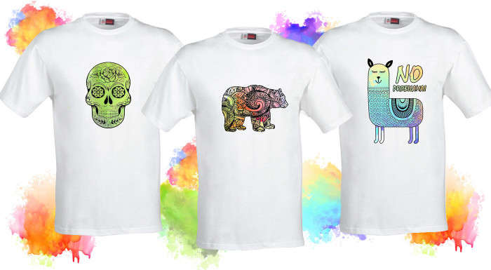 Pánske a dámske tričká Omaľovánky