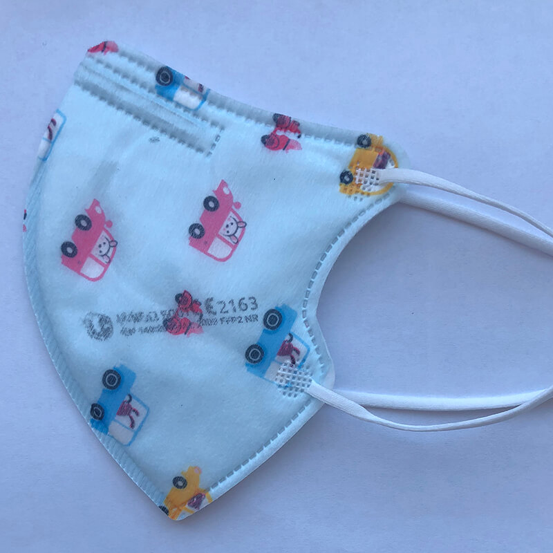 Detský respirátor FFP2 - motív autíčka - 1 kus