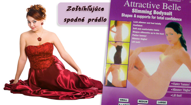 Efektné zoštíhľujúce spodné prádlo Slimming Body Suit pre dokonalú postavu.