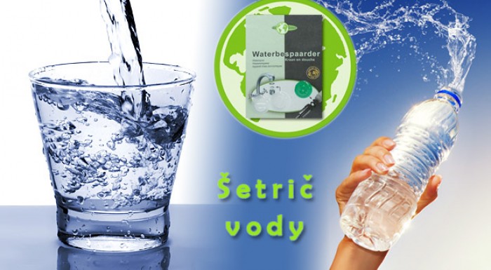 Ušetrite svoje peniaze za vodu - šetrič vody Waterbespaarder Go Green vrátane poštovného.