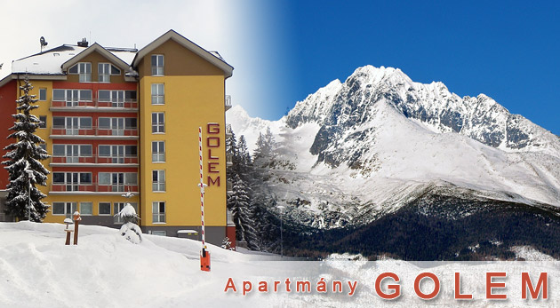 4 dňový pobyt v apartmánovom dome Golem pre 2 osoby.