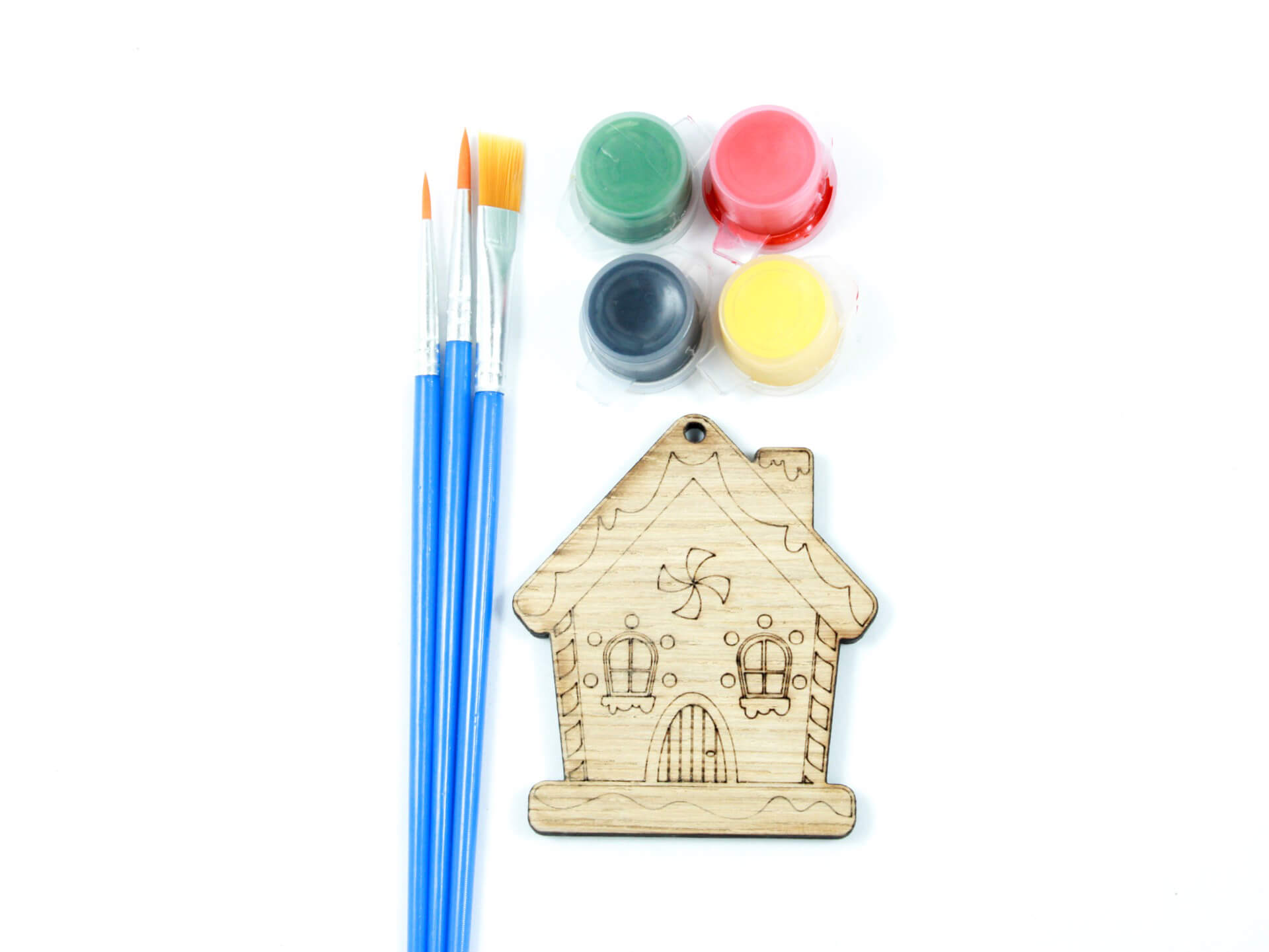 MAĽKA - maľovaná ozdôbka - Sada Chalúpka