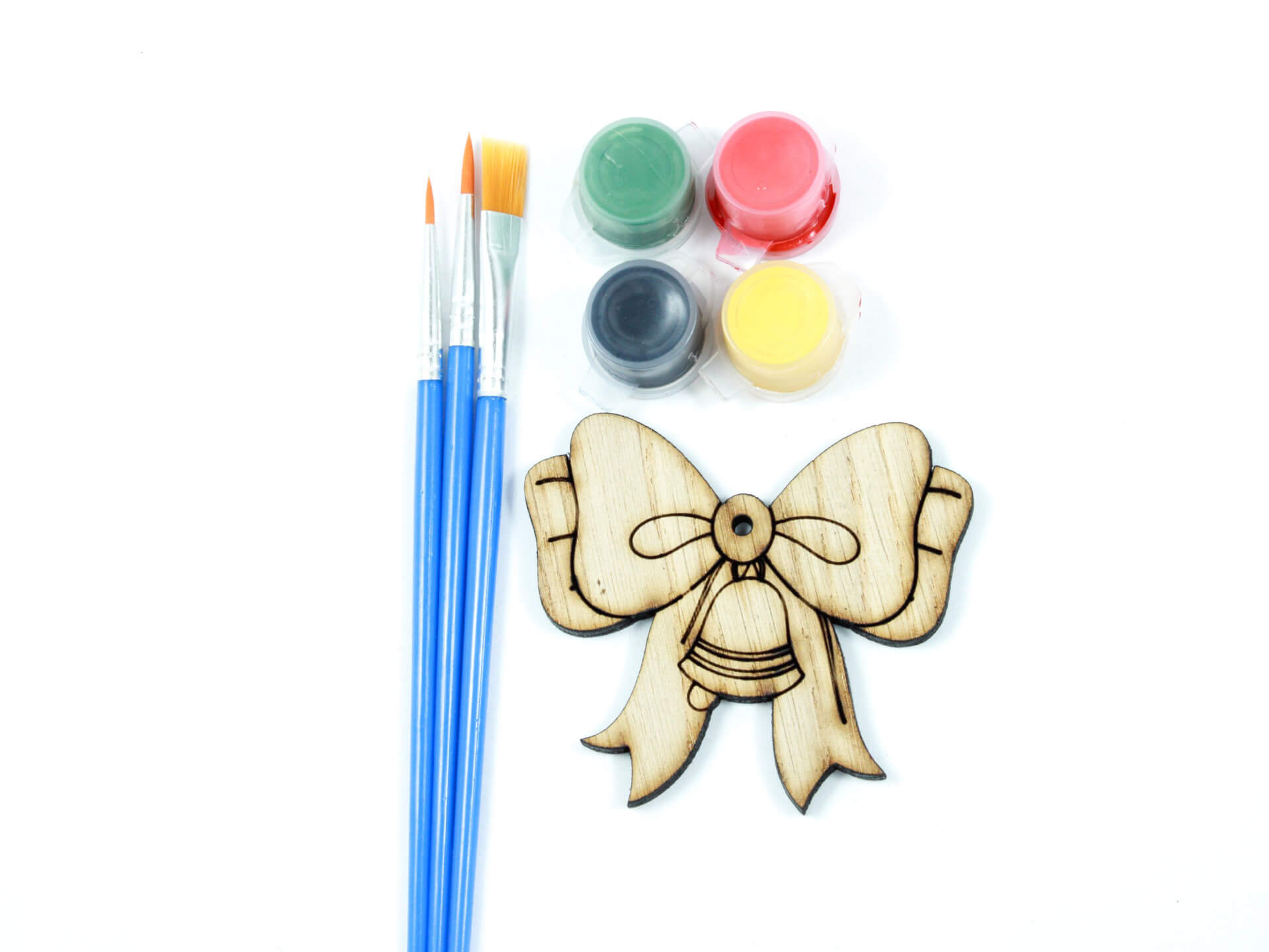 MAĽKA - maľovaná ozdôbka - Sada Mašlička