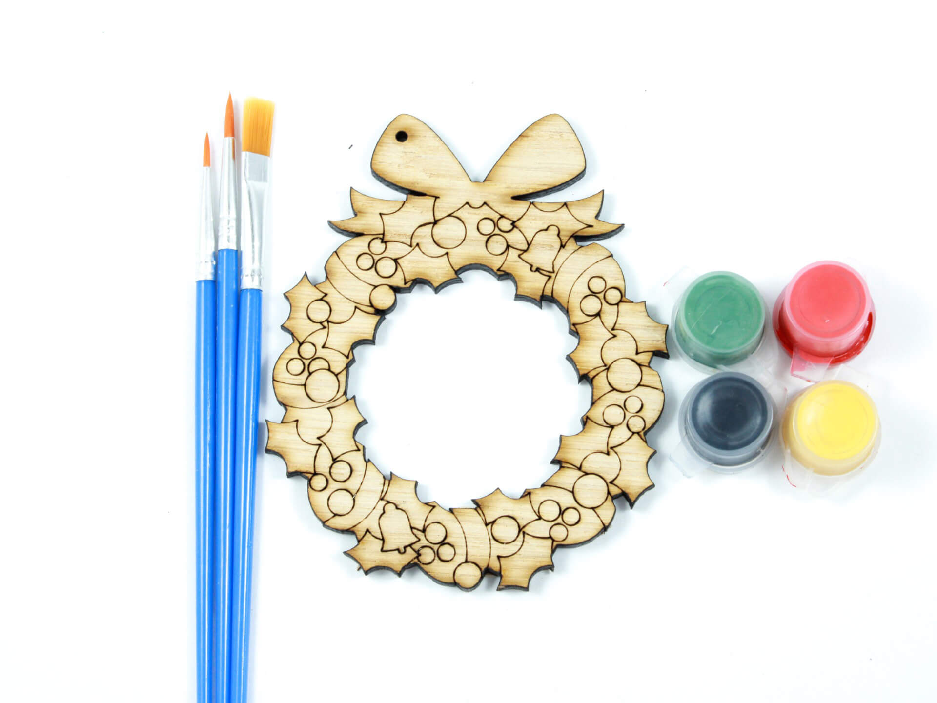 MAĽKA - maľovaná ozdôbka - Sada Veselý venček