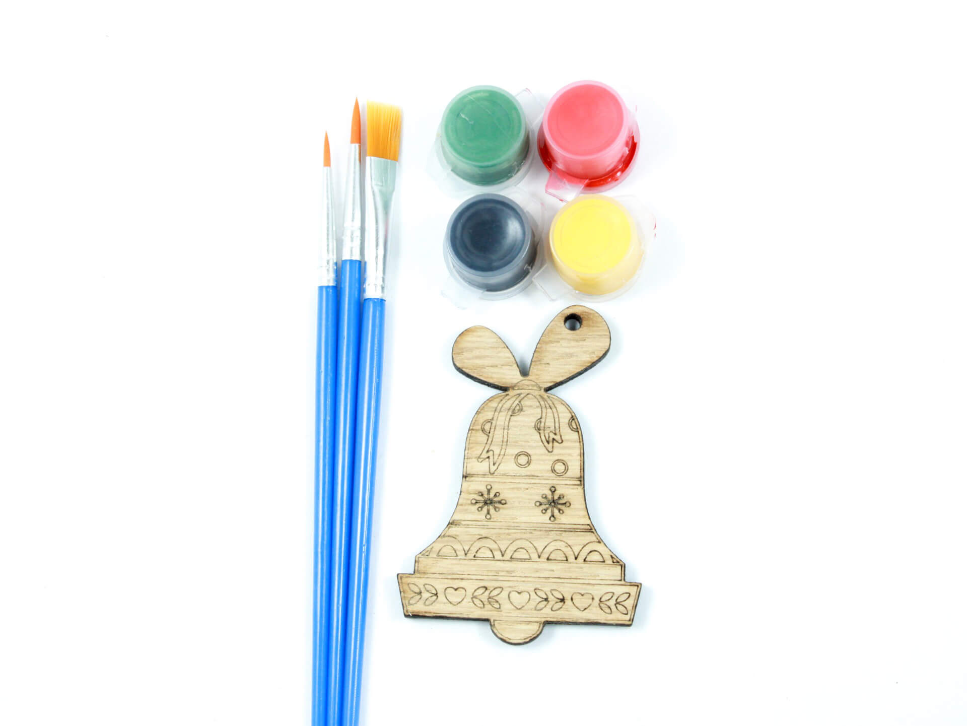 MAĽKA - maľovaná ozdôbka - Sada Klingáčik