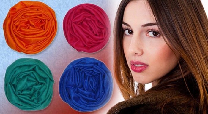 Dámska šatka - pašmína zo zmesi kašmíru a hodvábu. Krásny darček pre každú ženu.