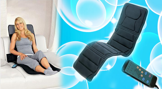 Masážna podložka s nahrievaním. Účinné a príjemné riešenie na neutíchajúcu bolesť.