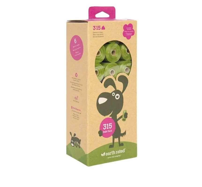 Sáčky na psie exkrementy ER s vôňou levandule 21 rolí - 315 sáčkov