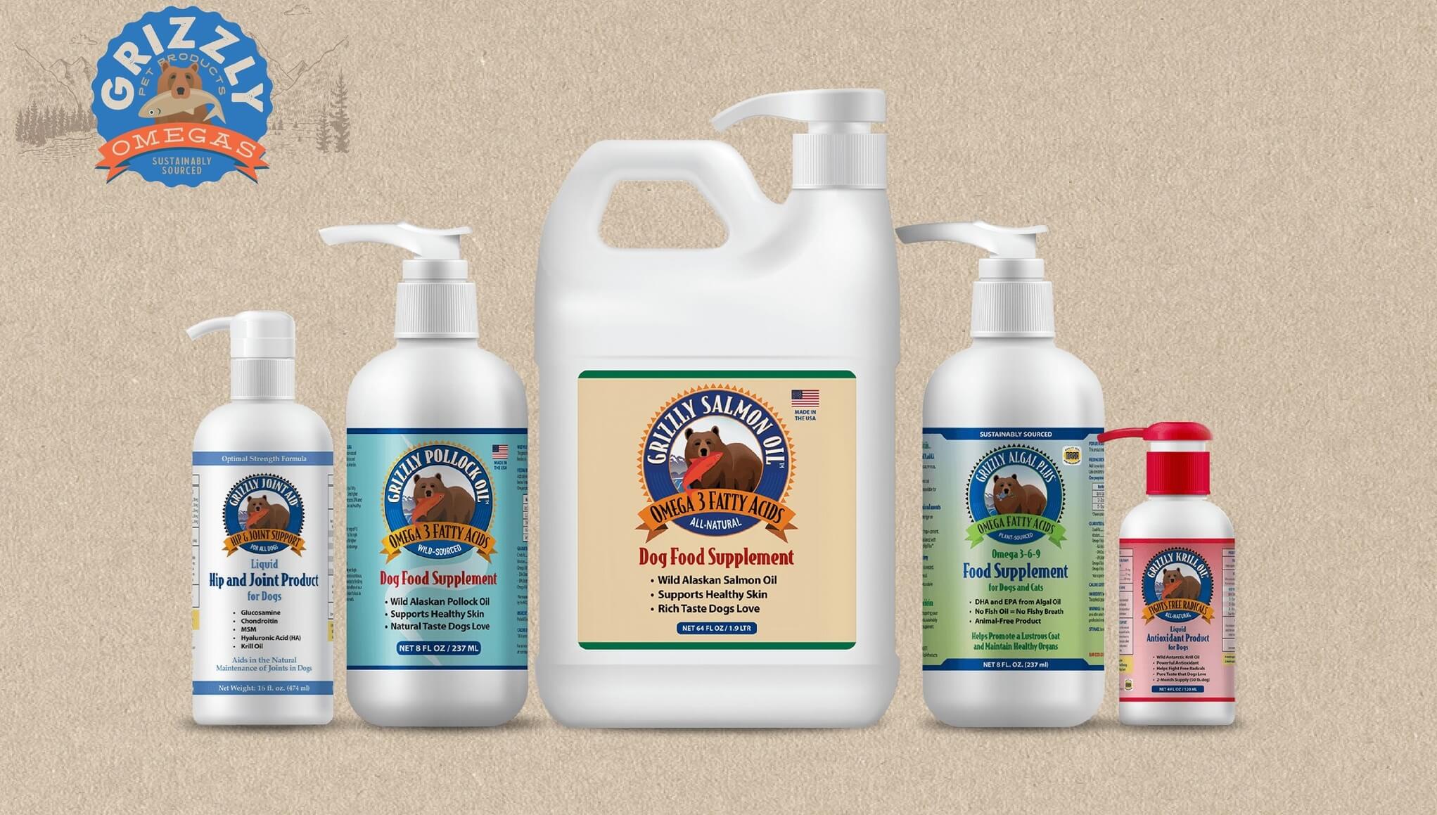 Jemný a čistý lososový olej Grizzly Plus