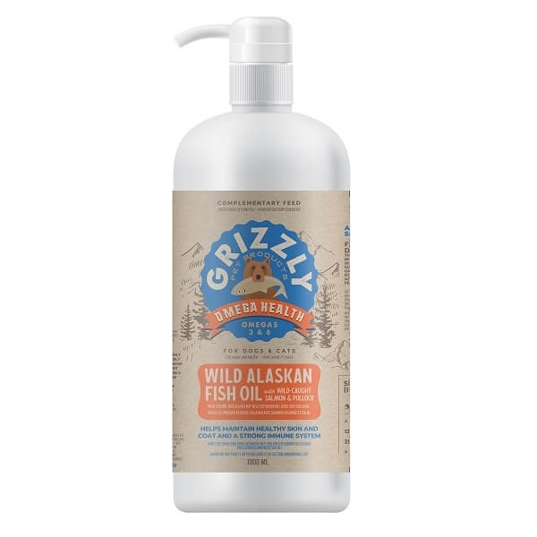 Lososový olej pes/mačka Grizzly Salmon Oil Plus 125ml