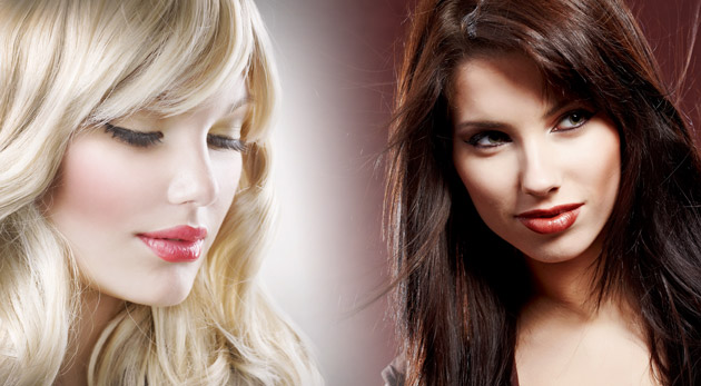 Farbenie vlasov kvalitnou farbou Matrix – SoColor Beauty + diagnostika, umývanie, hĺbková maska, sušenia a konečný styling