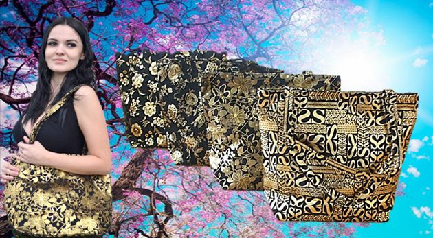 Jarný hit! Štýlová nákupná eko kabelka s dizajnovou potlačou.