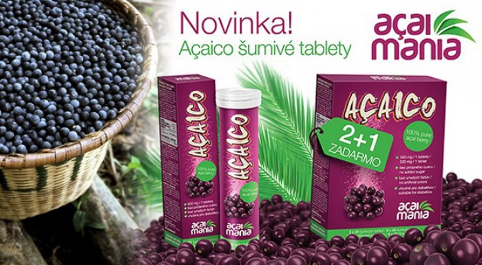 Amazónska novinka - antioxidačná bomba Açaico. Výživový doplnok pre všetkých.