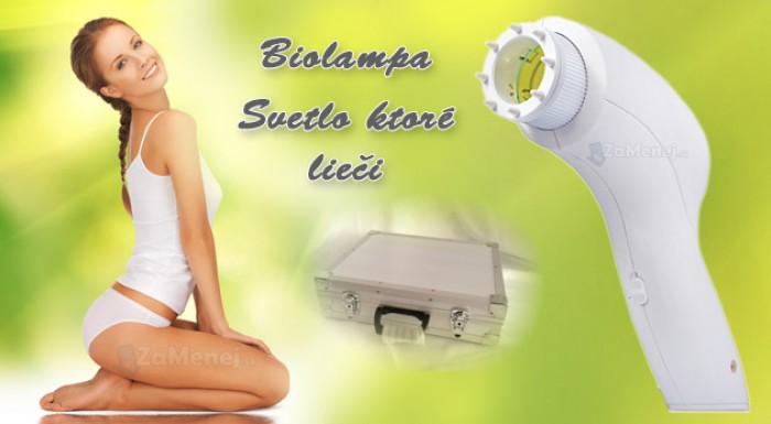 Pocíťte účinky svetelnej terapie. Biolampa s 3 farebnými filtrami a praktickým kufríkom.