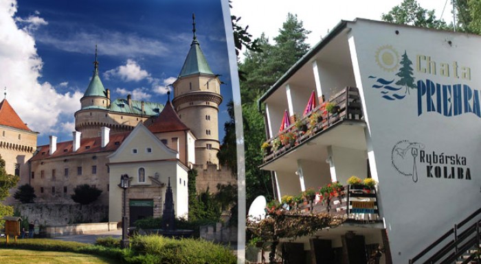 Chata Priehrada - 3 dňový pobyt pre 2 alebo 4 osoby s polpenziou a vstupom do Kúpeľov Bojnice. Platnosť kupónov až do 31.8.2013.
