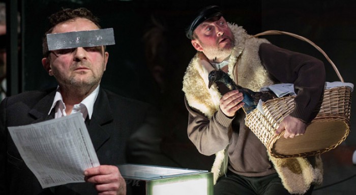 Avantgardné divadelné predstavenie Proces Procesu Procesom inšpirované románom Franza Kafku.