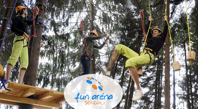 Fun Aréna Donovaly - dobrodružstvo, zábava a adrenalín v jednom z najväčších lanových centier.