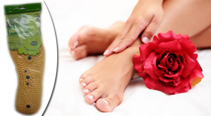 Akupresúrne vložky do topánok s magnetmi - univerzálna veľkosť.