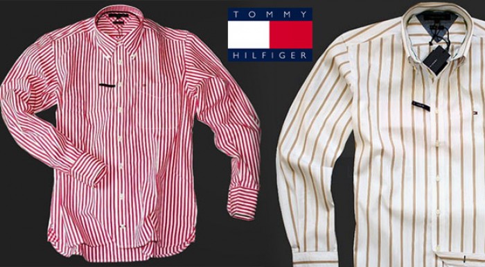 Kvalitná štýlová košeľa pre pánov svetovej značky - Tommy Hilfiger.