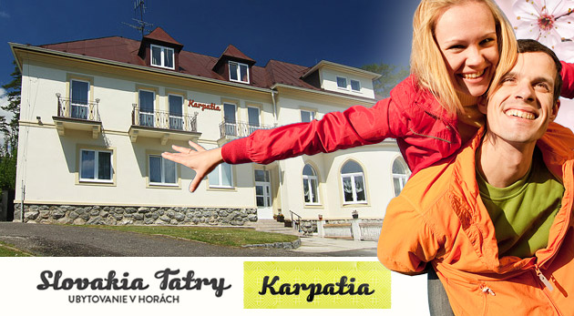 Načerpajte novú silu vo Vysokých Tatrách. Ubytovanie s polpenziou v Penzióne Karpatia.