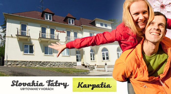 Načerpajte novú silu vo Vysokých Tatrách. Ubytovanie s polpenziou v Penzióne Karpatia.