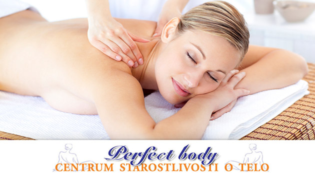 30 minútová liečebná masáž chrbta alebo 60 minútová celotelová masáž v PerfectBody.