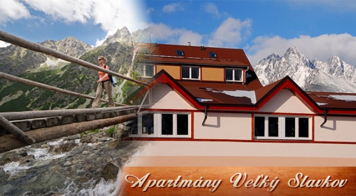 Apartmány vo Veľkom Slavkove pre 2-4 osoby. Ubytovanie na 5 dní vo Vysokých Tatrách.
