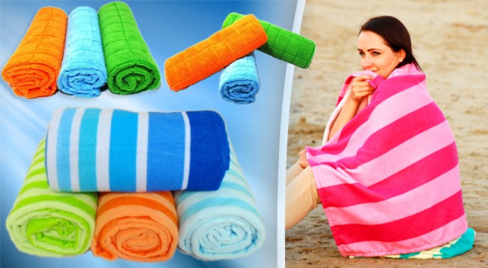 Kvalitná osuška vo farbe podľa výberu a set uterákov z ľahkého mikrovlákna.