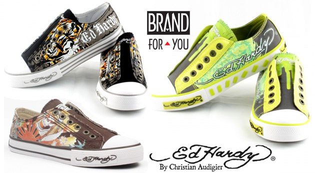 Štýlové dámske tenisky svetoznámej značky Ed Hardy. Na výber 3 vzory.