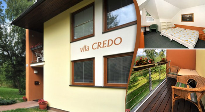 Úžasný 3 dňový pobyt vo Vysokých Tatrách. Ubytovanie vo Vile Credo v Dolnom Smokovci až do novembra 2013.