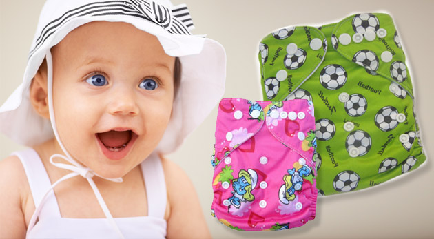 Vysokokvalitná nepriepustná látková plienka s vkladačkou. Na výber množstvo roztomilých vzorov.