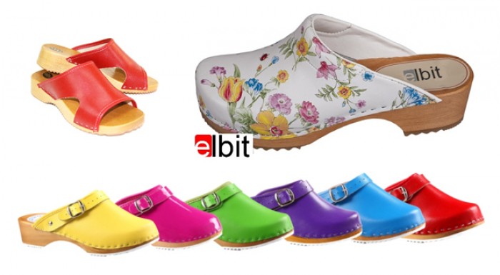 Kvalitné, módne ručne vyrábané dreváky z prírodnej kože a jelšového dreva.