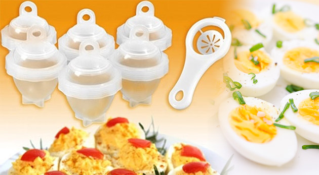 Nádobky na varenie vajíčok. Šikovný pomocník do kuchyne.