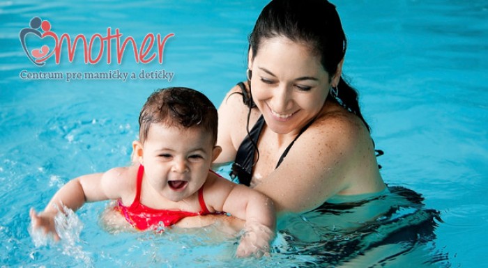 Kurz plávania pre bábätká - 4, 8 alebo 16 výcvikových lekcií pre mamičky s detičkami od 6 mesiacov.