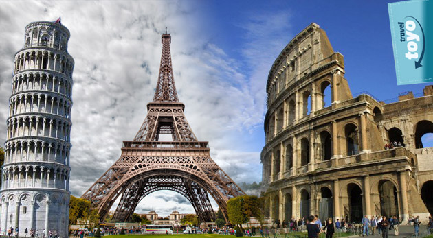 Krása a pompéznosť Paríža, Ríma či Amsterdamu. 4 dňový zájazd.