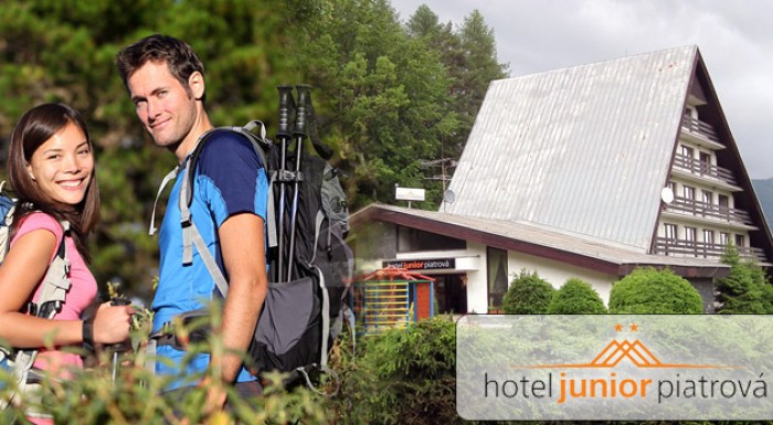3 dňový pobyt pre 2 osoby v hoteli Junior Piatrová vo Vrútkach s polpenziou. Dieťa do 12 rokov zdarma.