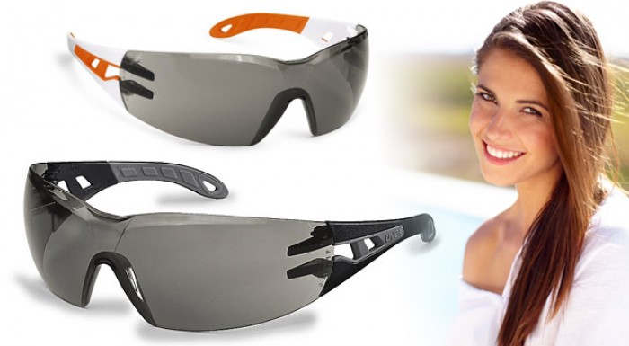 Kvalitné značkové okuliare športového dizajnu UVEX Pheos dokonale chránia oči pred UV žiarením.