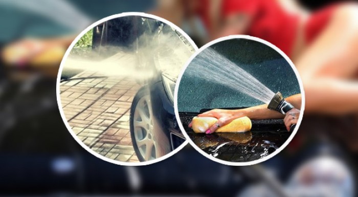 Kompletné umytie auta s aktívnou penou, voskovaním i umytím kolies, program č. 1 v autoumyvárke V.I.P. Košice.