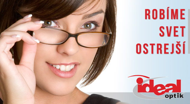 Kvalitné dioptrické sklá, vyšetrenie zraku a zľava na značkové rámy.