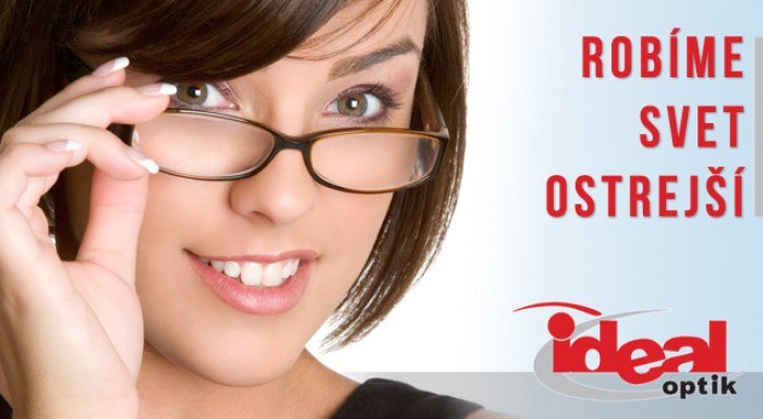 Kvalitné dioptrické sklá, vyšetrenie zraku a zľava na značkové rámy.