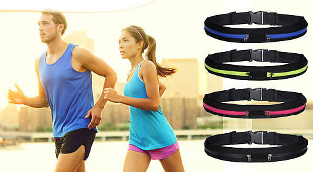 Praktický športový pás s úložným miestom