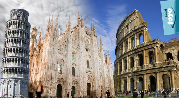 Miláno, Pisa a Rím - 5 dňový poznávací zájazd po talianskych pamiatkach s CK TOYO.