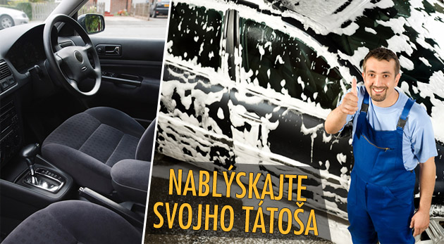 Ručné umytie exteriéru a interiéru vozidla. 