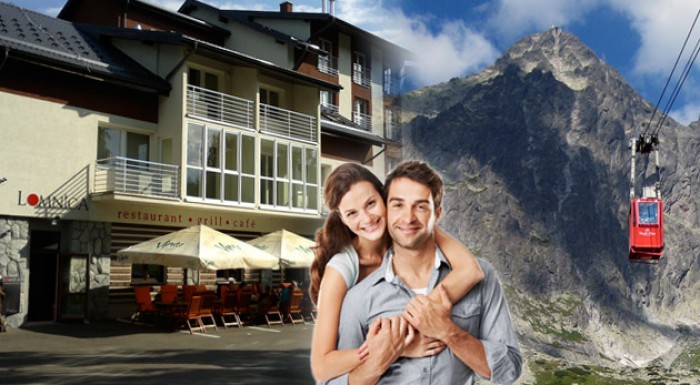 Pobyt v Tatranskej Lomnici v 2 alebo 3 izbových apartmánoch s komfortným vybavením.