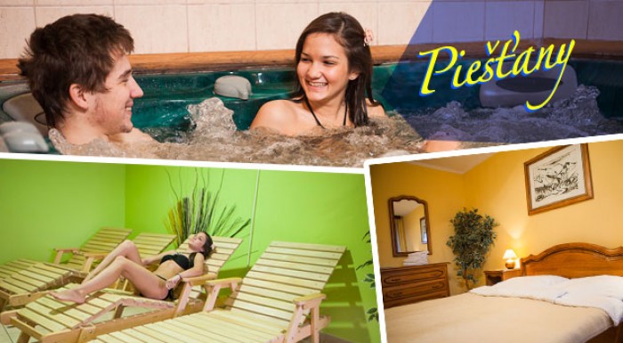 Relaxačný pobyt v Piešťanoch s polpenziou a wellness. 