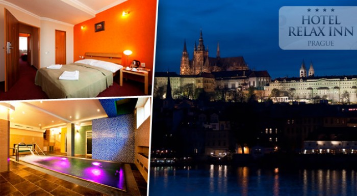 Úžasný pobyt na 3 dni pre dvoch v modernom Hoteli Relax Inn**** v blízkosti centra Prahy.